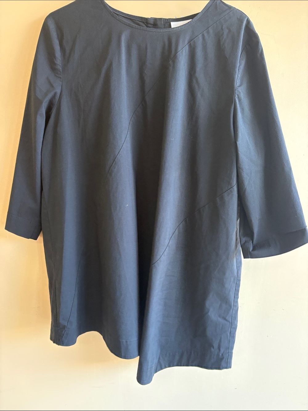 Men's Dark Blue Crewneck Long-Sleeve Tank Top